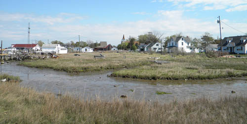 The town of Ewell, on Smith Island